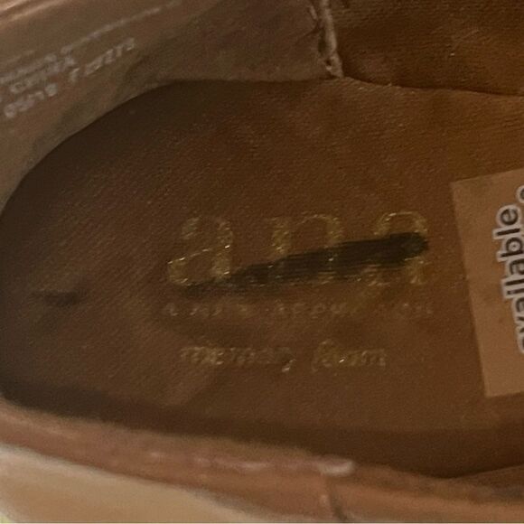 a.n.a Joy scrunch memory foam cognac flats - Picture 12 of 12